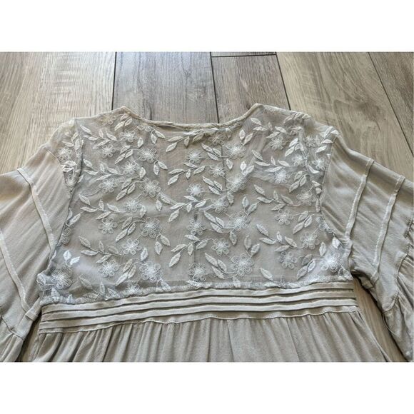 POL gray, shabby chic blouse, size S - Picture 9 of 11